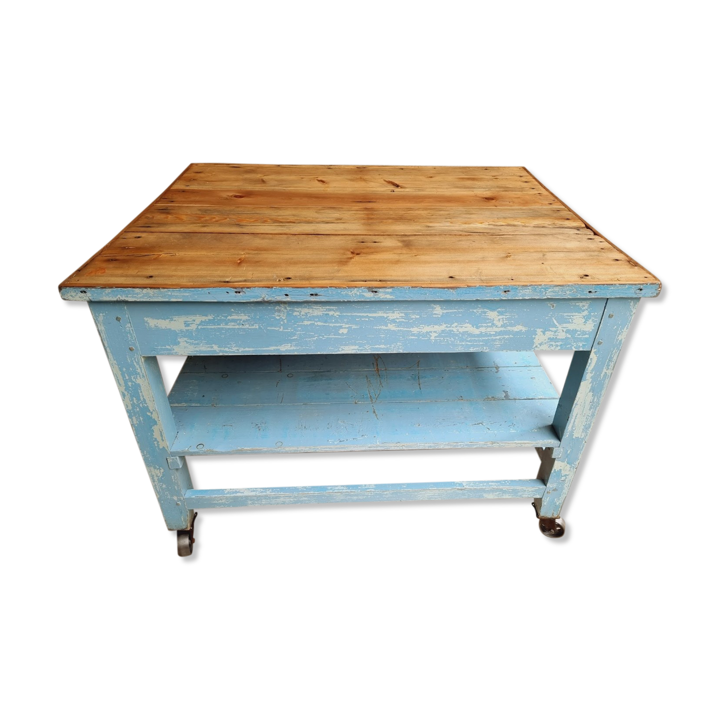 Old work table side table display table kitchen island