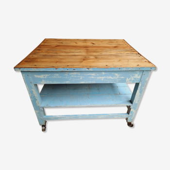 Old work table side table display table kitchen island