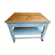 Old work table side table display table kitchen island