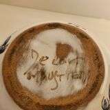 Moustier milk pot decorating blue birds