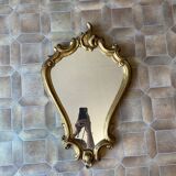 Louis XV style mirror in gold color