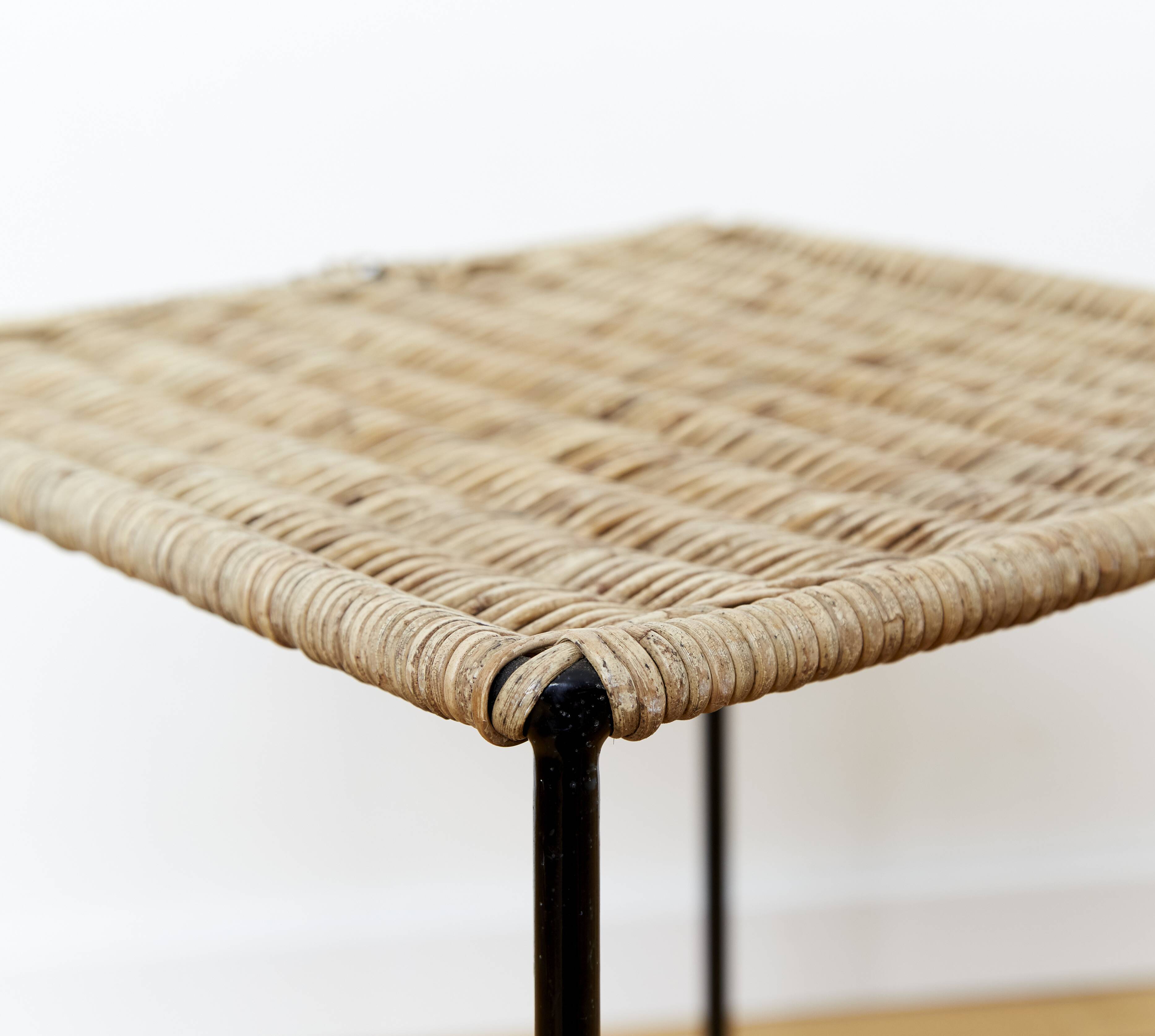 Tabouret / Porte-plante Mid-Century par Drahtwerke Erlau