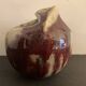 Vase soliflore français Lucette Pillet en grès rouge sang de boeuf, 1980