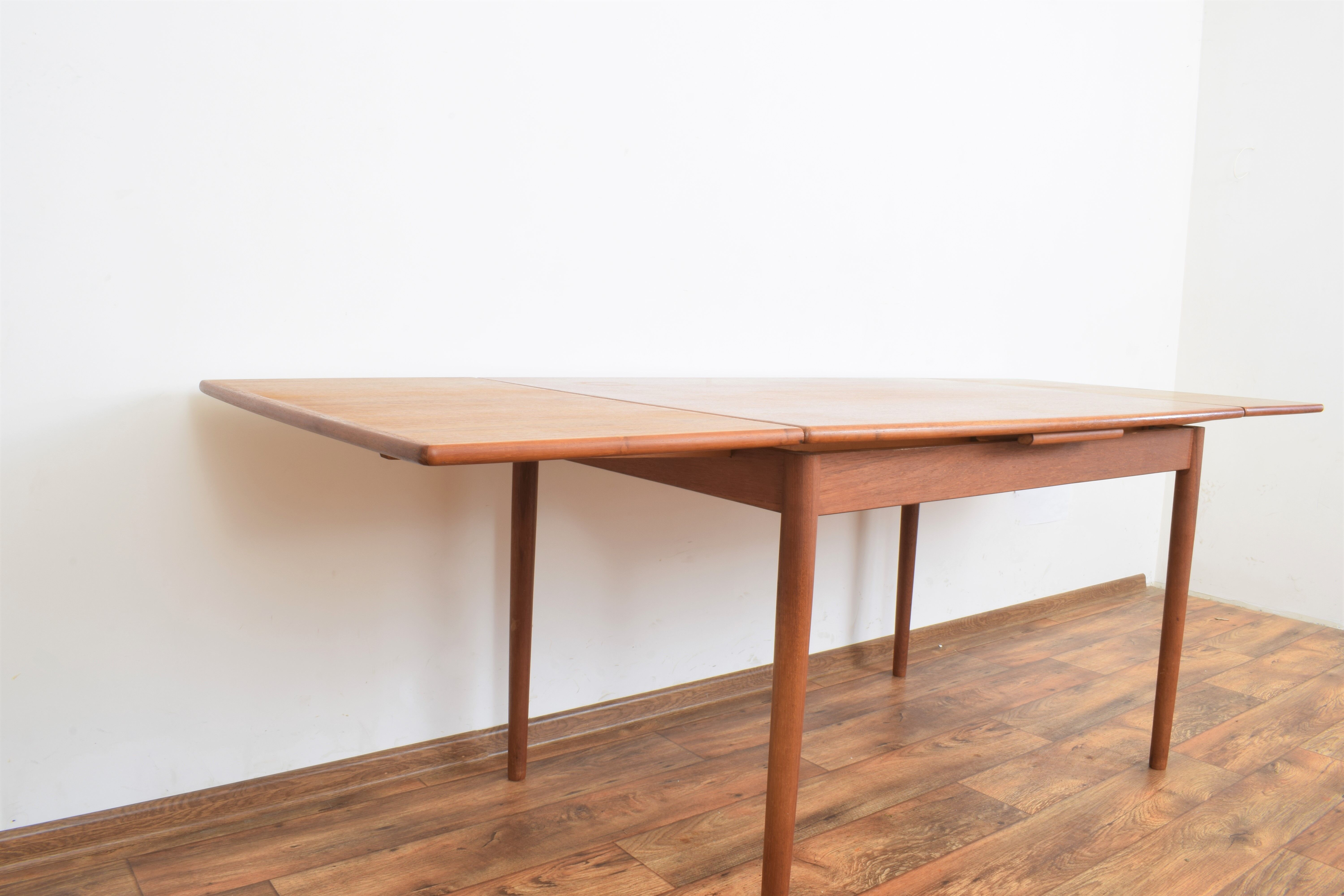 Danish teak extendable dining table