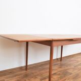 Danish teak extendable dining table