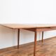 Danish teak extendable dining table