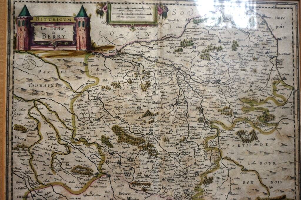 Engraving - old map. Netherlands, 18th century.