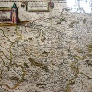 Engraving - old map. Netherlands, 18th century.