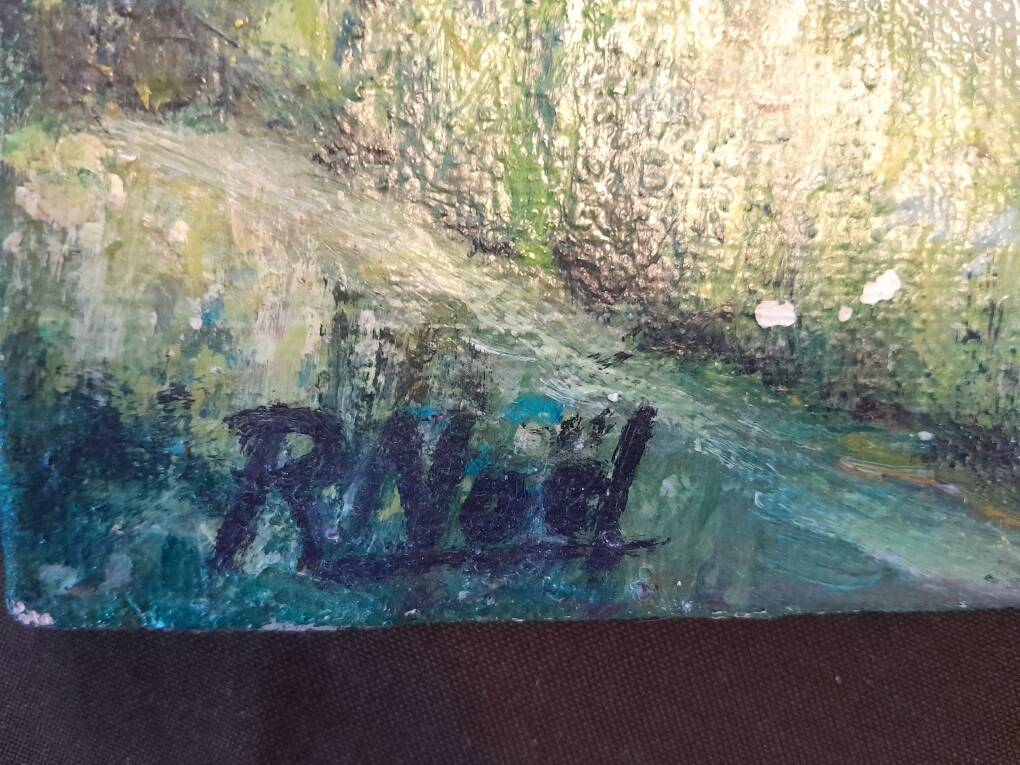 Painting of a Breton Hamlet