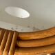 Vintage rattan sun mirror 60 years