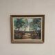 Mid-Century Oil on canvas “Trees” by Lars S 58, Vintage & Framed 57×47cm