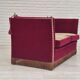 1960s, Danish velour 2 seater drop arm sofa, velour, original condition.