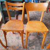 Lot 6 mismatched bistro chairs