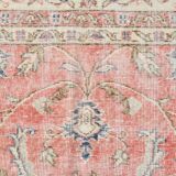 7x10 Dusty Red Persian Area Rug, 205x322Cm