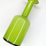 Vase opaline vert lime Otto Brauer