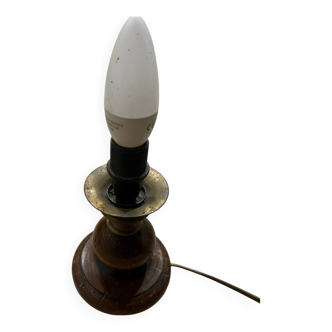 Vintage wooden lamp 1960