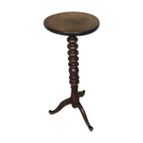 Fifth Door Pot Pot Tripod Wood turned Vintage