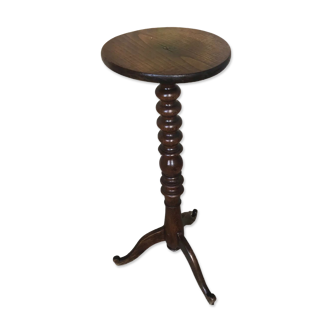 Fifth Door Pot Pot Tripod Wood turned Vintage
