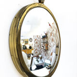 Brass witch mirror 1970 22cm