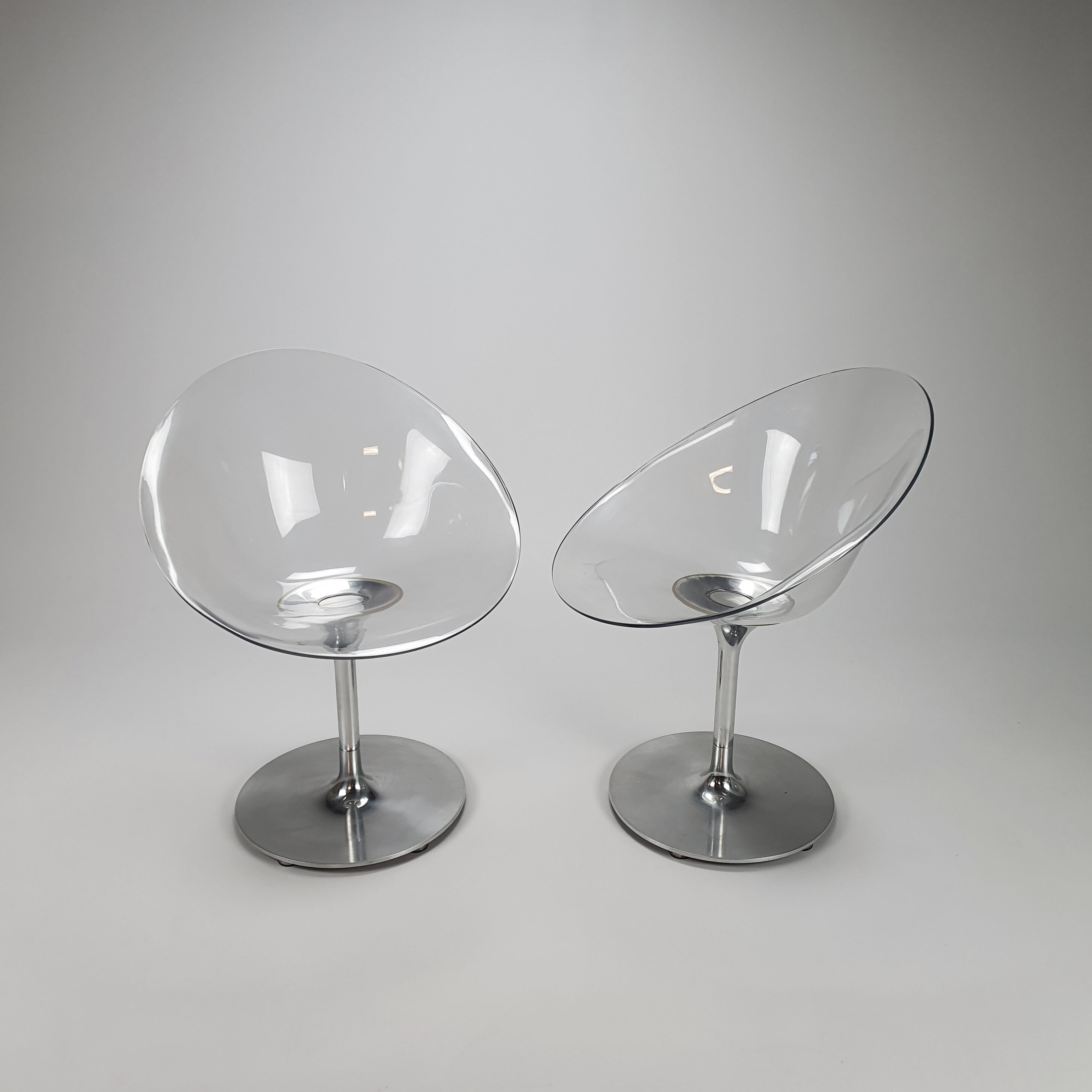 Set of 2 Philippe Starck Ero S chairs by Kartell, 2000
