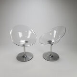 Set of 2 Philippe Starck Ero S chairs by Kartell, 2000