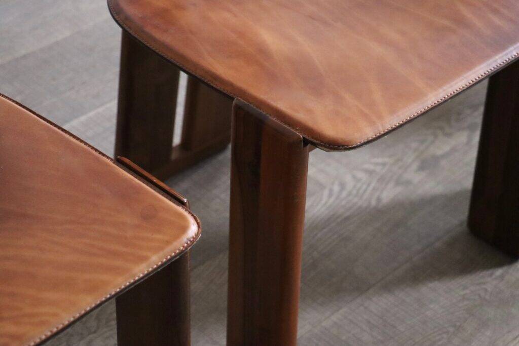 Mario Marenco Sapporo dining chairs Mobil Girgi Italy 1970s