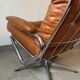 Vintage reclining lounge chair and footrest