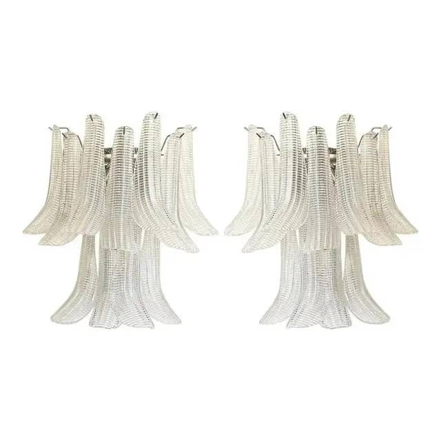 Murano Glass Wall Sconces by Simoeng, Set of 2
