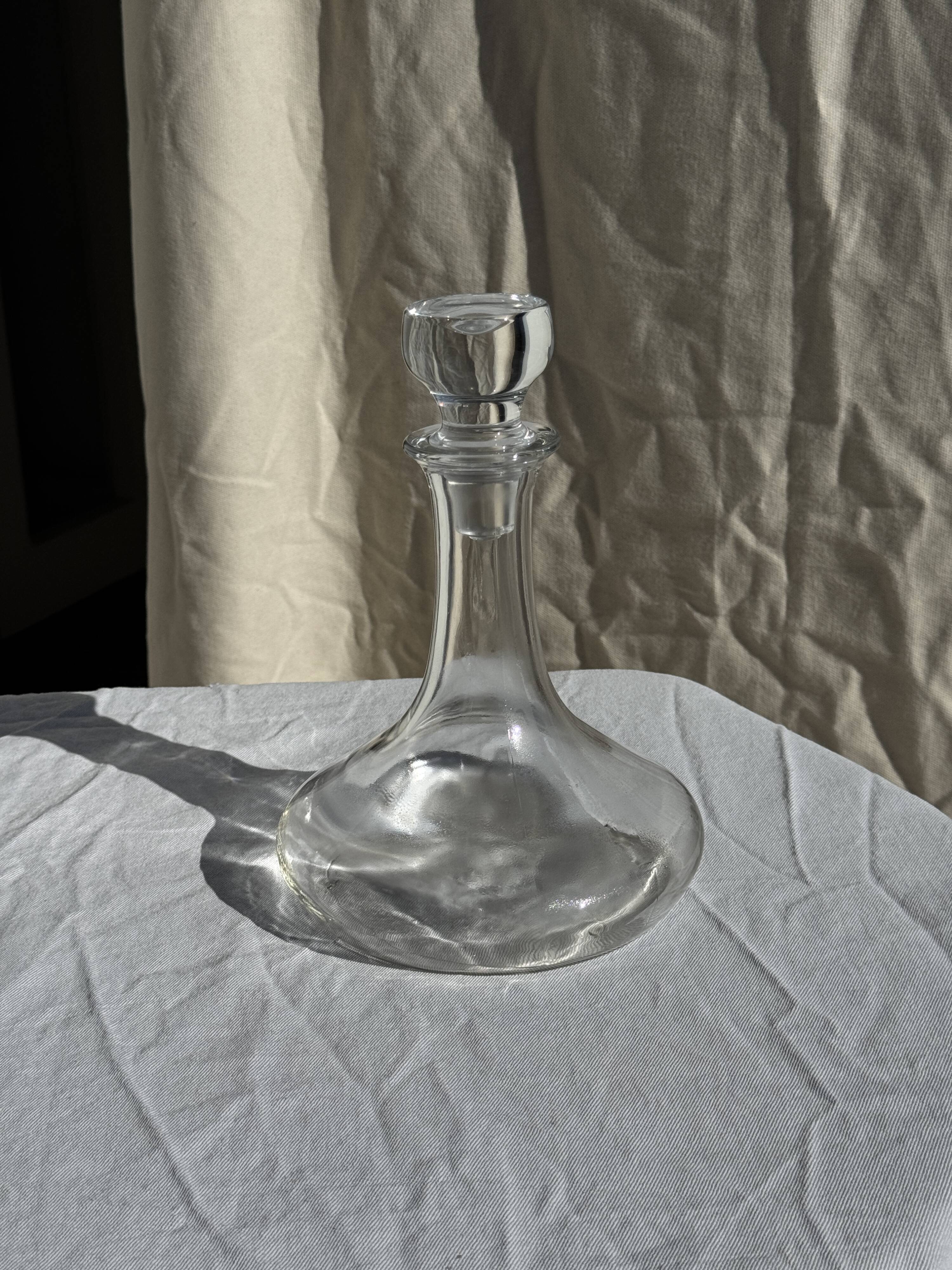 Carafe à décanter vintage à bouchon plat H24
