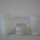 3 pots verre opalescent 60's geoffrey baxter