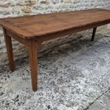 Table de ferme en chêne massif
