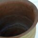 Large mid century flowerpot plant pot dümler & breiden carved dekor