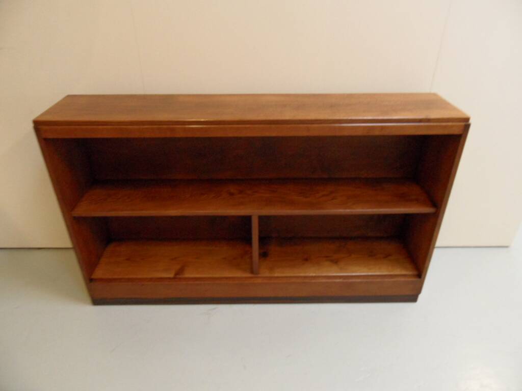 ArtbDeco oak open bookcase Amsterdam School
