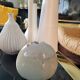 Celadon ceramic soliflore vase signed