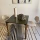 Vico Magistretti pour Cassina table Carimate vintage années 60 bois teintée