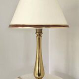 Brass base bedside lamp