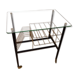 Glass top table