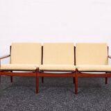 Arne Vodder, Canapé trois places vintage en teck, Glostrup années 1960, Danemark