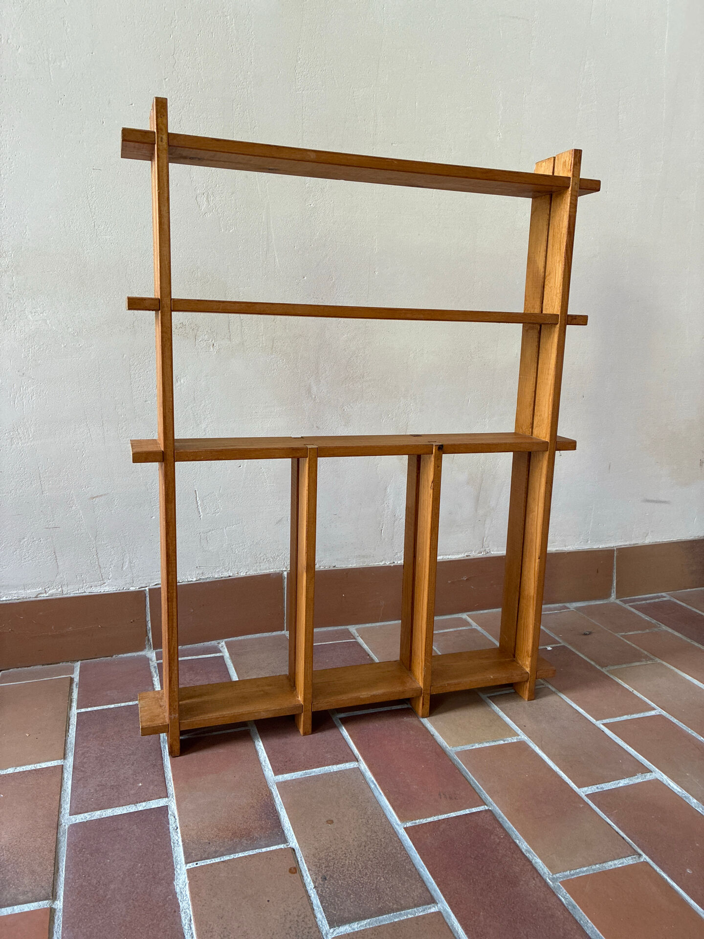 Rustic pine shelf