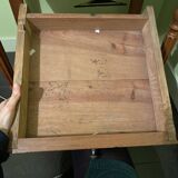 Side table, solid wood desk in Louis-Philippe style