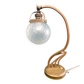 Brass table lamp in Jugendstil.