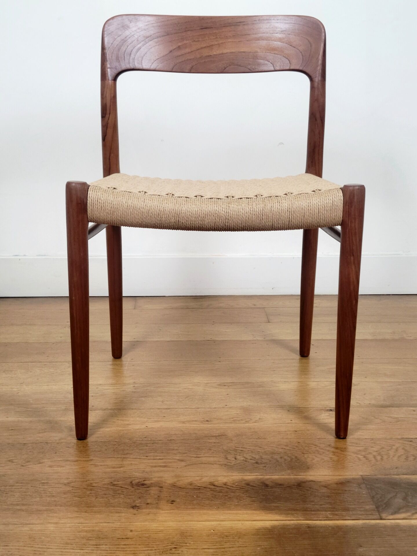 Set of 5 Niels O. Møller Model 75 dining chairs for J.L. Møllers Møbelfabrik