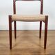 Set of 5 Niels O. Møller Model 75 dining chairs for J.L. Møllers Møbelfabrik