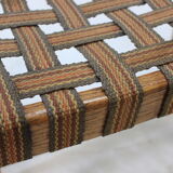 1960 Rare Oak Stool, Czechoslovakia