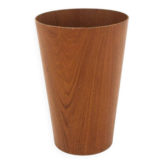 Teak wastepaper basket, Martin Åberg for Servex, Sweden, 1960
