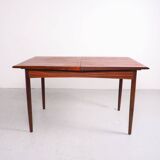 Vintage Teak Extendable Dining Table, 1960s