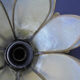 Plafonnier lotus flowers in mother-of-pearl