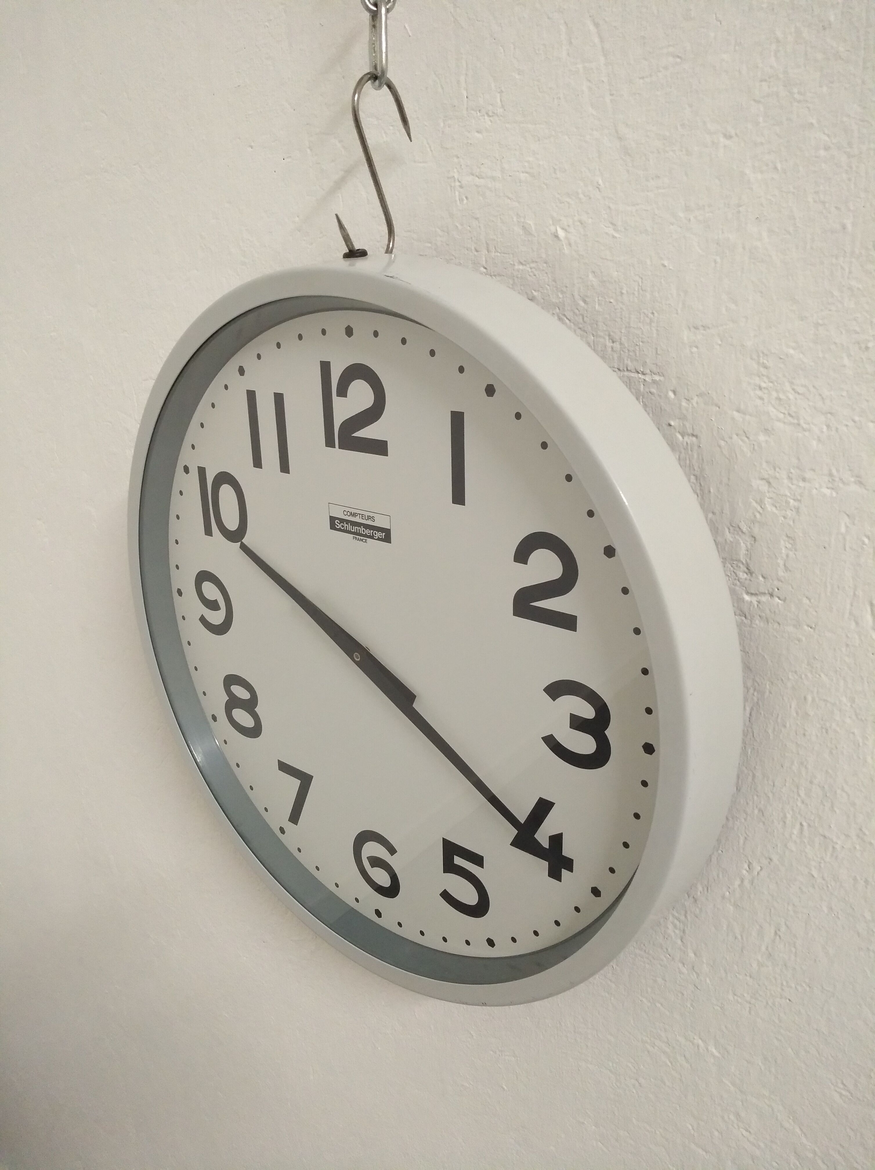 Schlumberger industrial clock of 1975