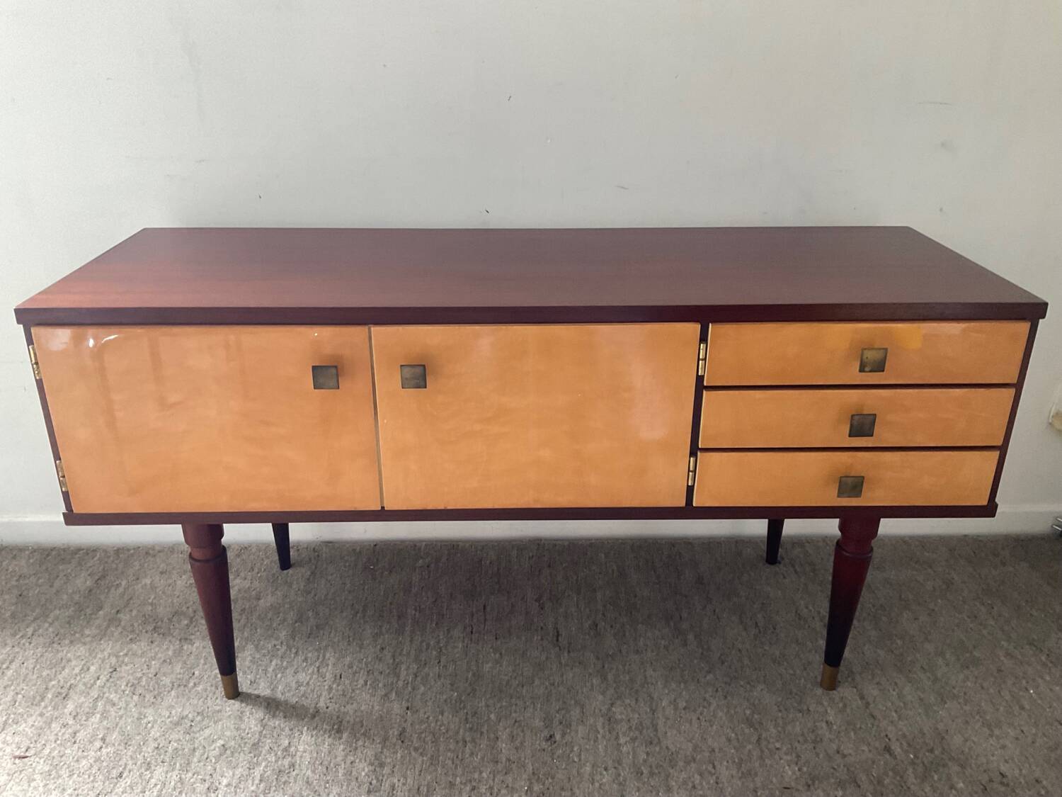 Vintage teak TV cabinet sideboard from the 60s and 70s