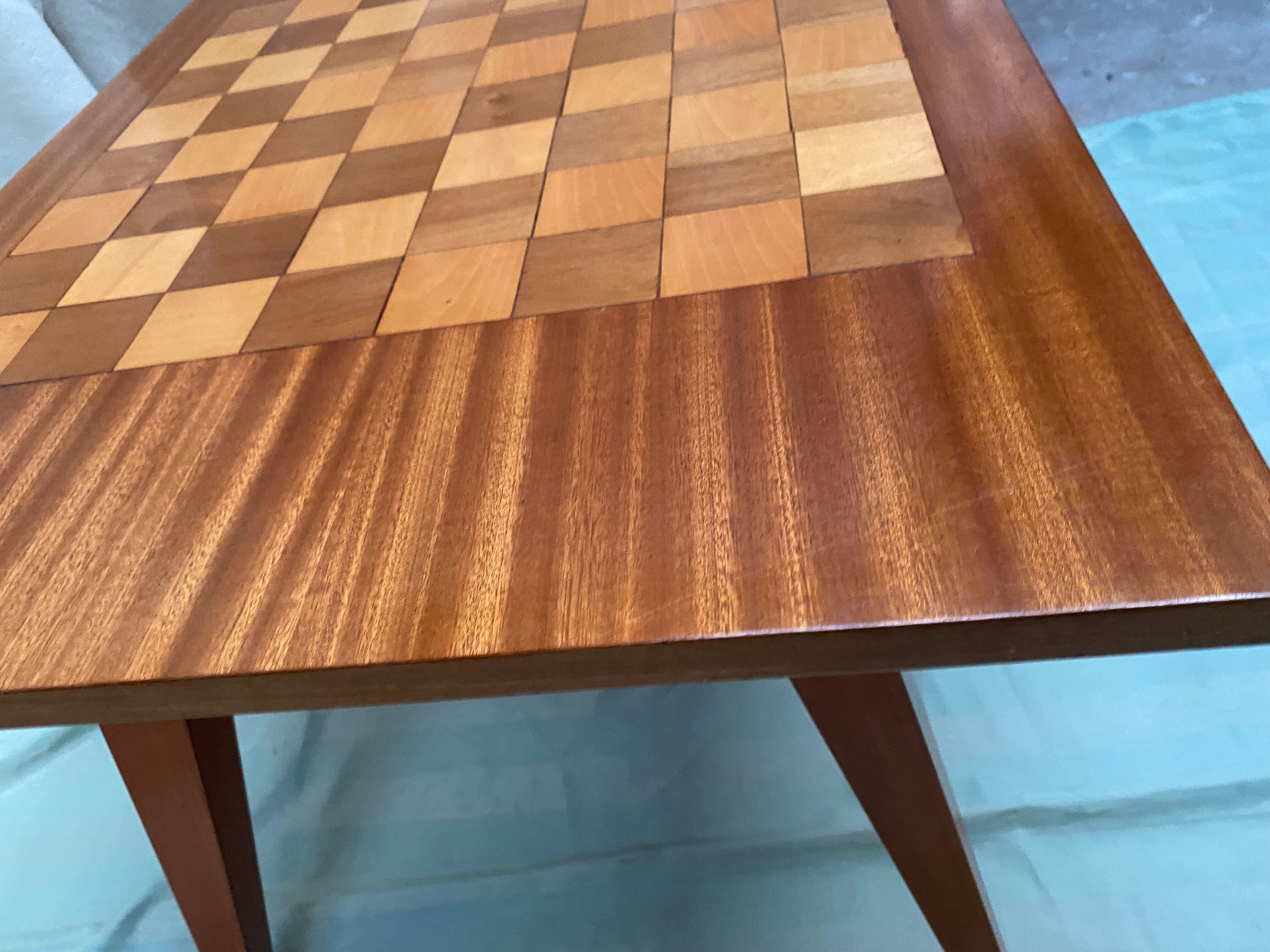 Chessboard coffee table
